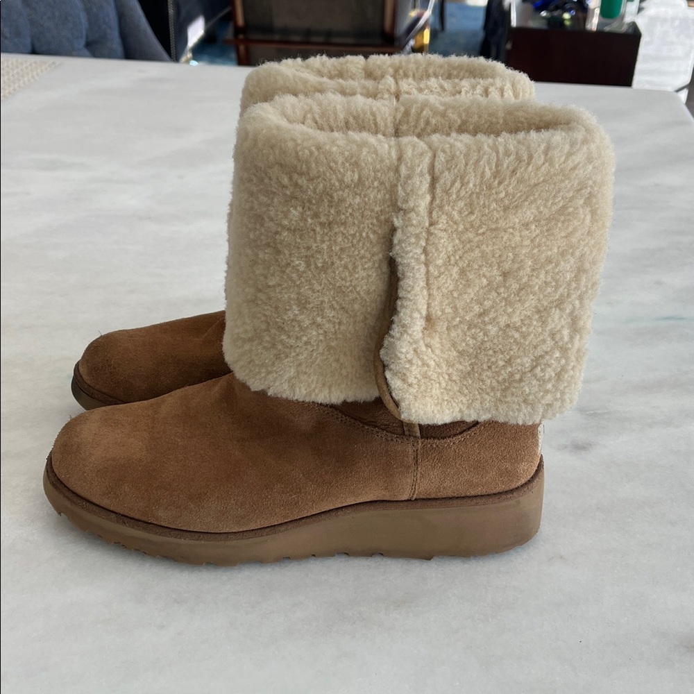 UGG Tan Winter & Rain Boots - Picture 2 of 9